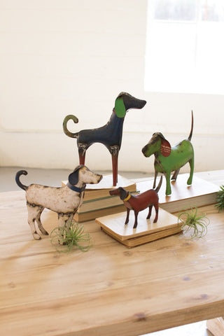 Recycled Metal Dogs