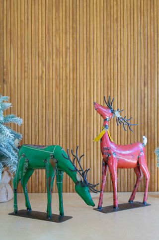 Recycled Metal Reindeer