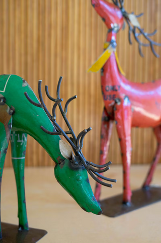 Recycled Metal Reindeer