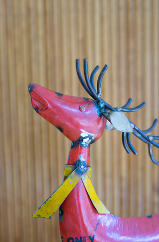 Recycled Metal Reindeer