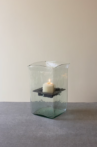 Square Candle Hurricane - Small