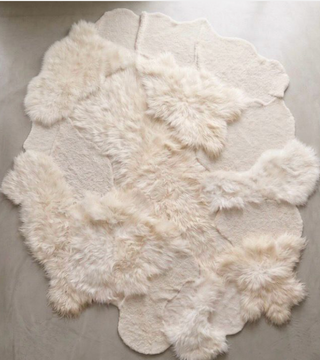 Organic Design - 100% Sheared Shearling, Color Milk
