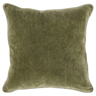 Heirloom Velvet Pillow - Moss
