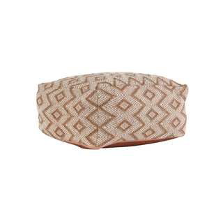 Pouf - Terracotta/Ivory